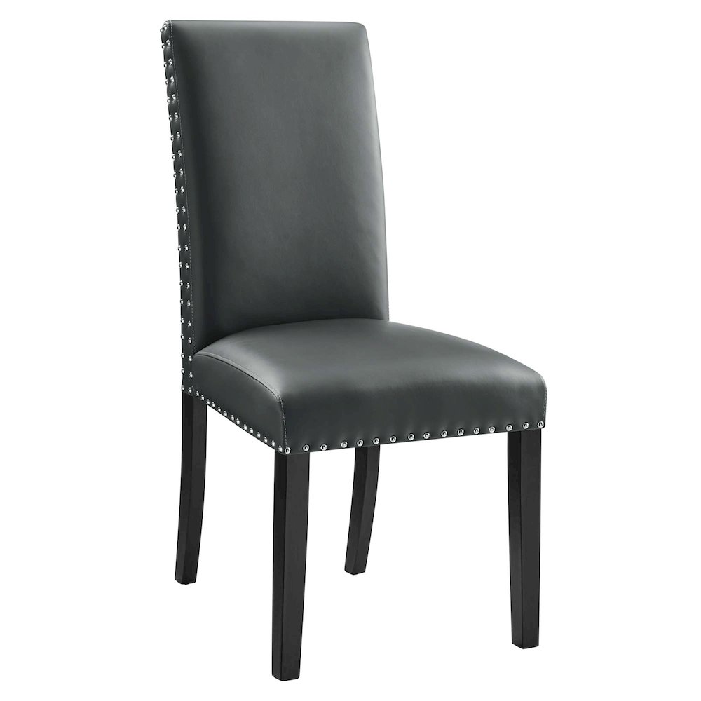 Parcel Dining Faux Leather Side Chair. Picture 1