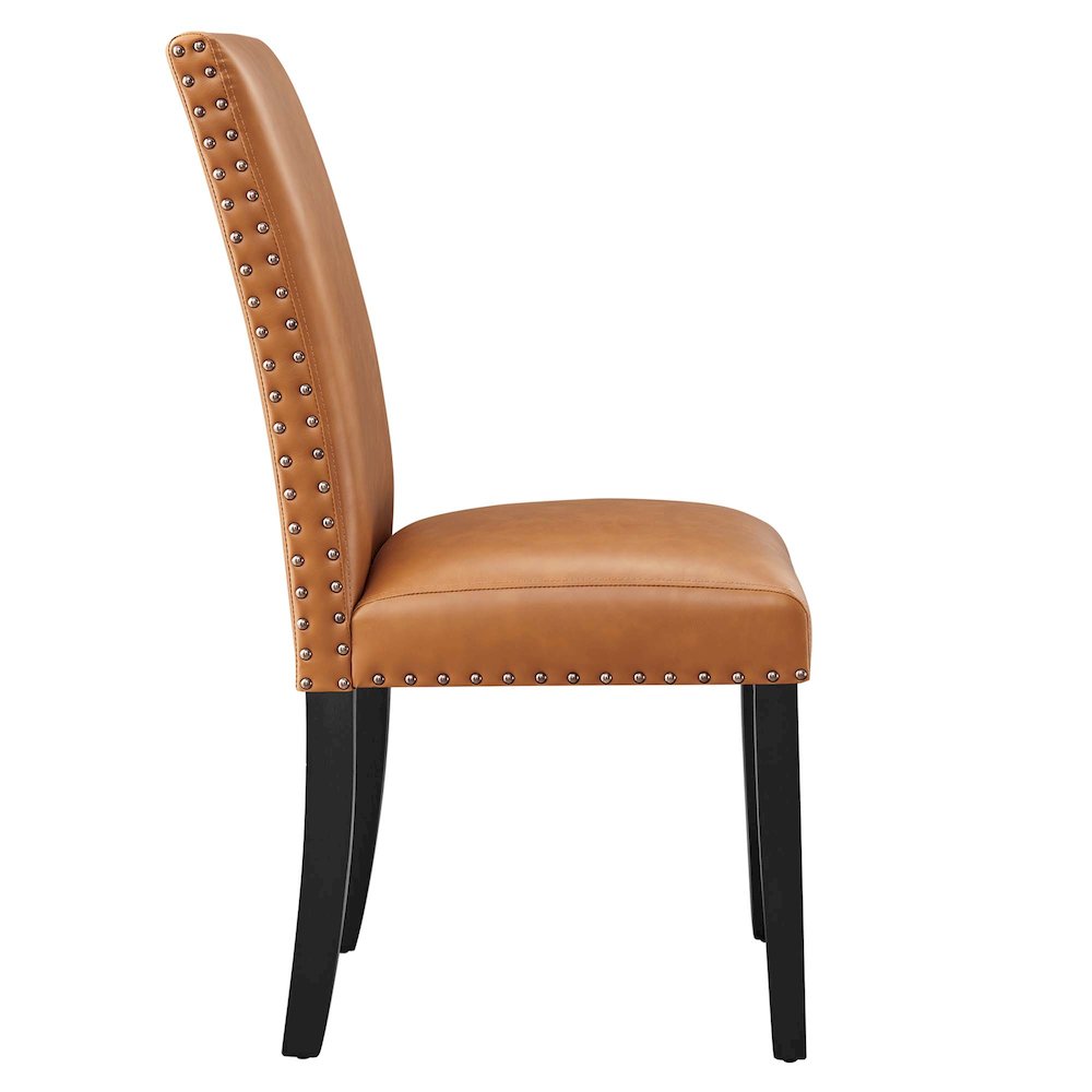 Parcel Dining Faux Leather Side Chair. Picture 3