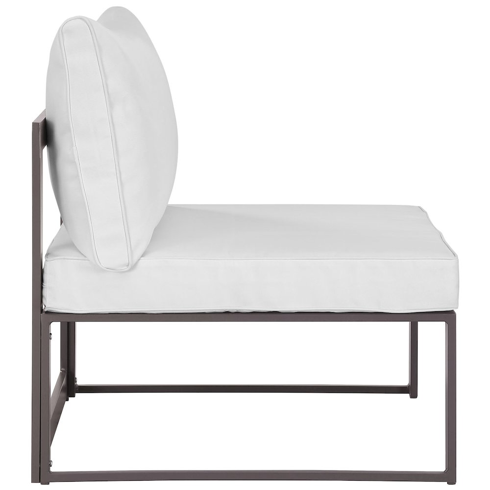 Fortuna Armless Outdoor Patio Chair. Picture 2