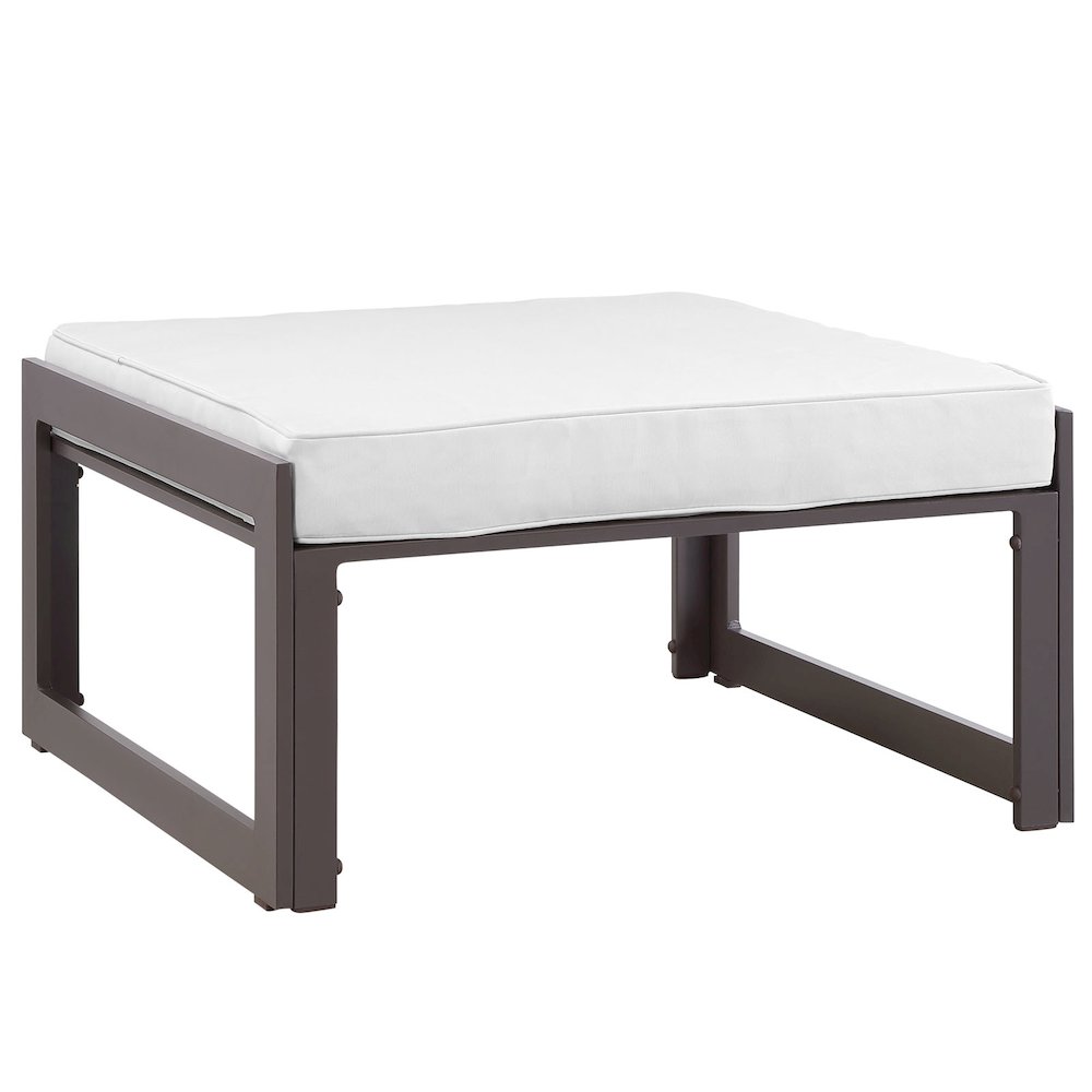 Fortuna Outdoor Patio Ottoman. Picture 1