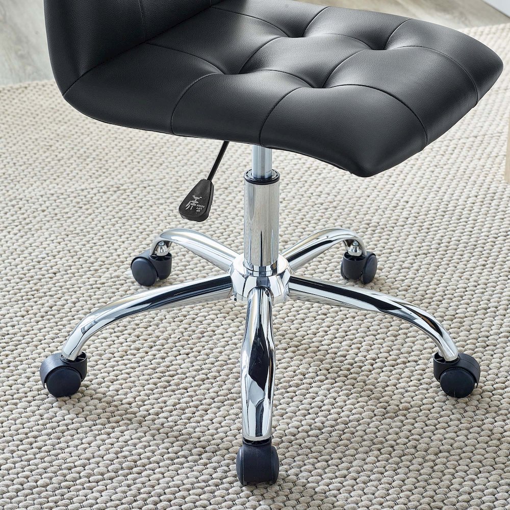 Prim Armless Mid Back Office Chair. Picture 12
