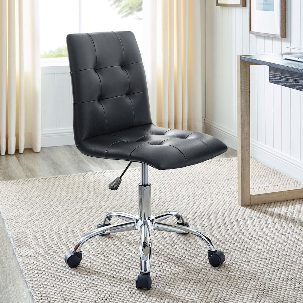 Prim Armless Mid Back Office Chair. Picture 10