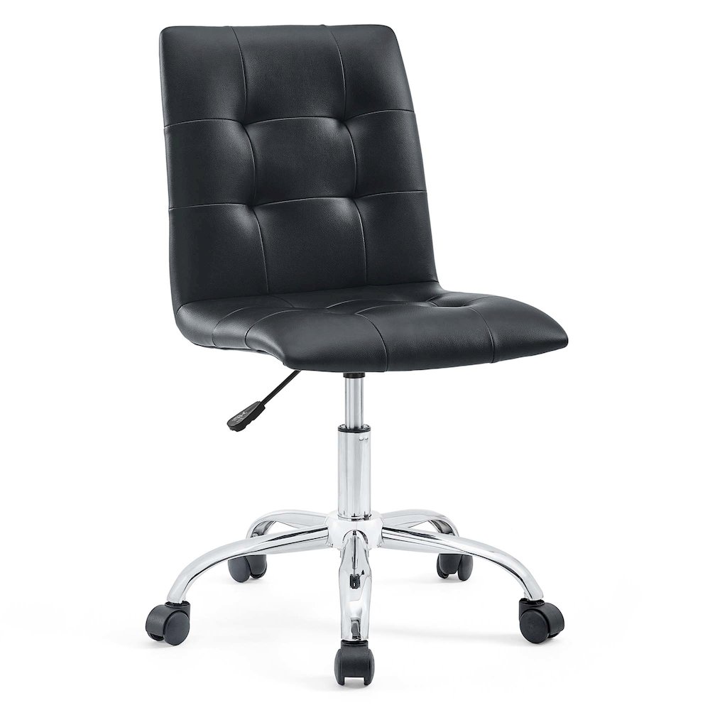 Prim Armless Mid Back Office Chair. Picture 1