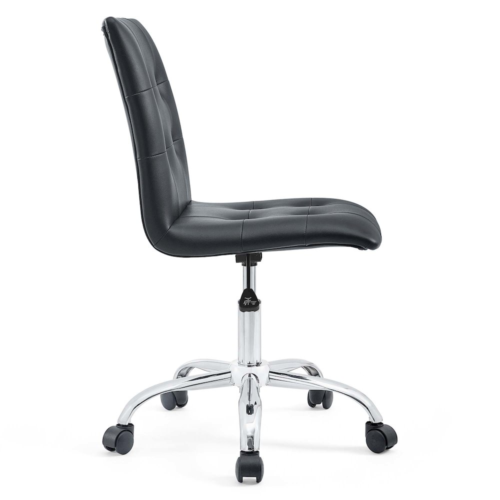 Prim Armless Mid Back Office Chair. Picture 5