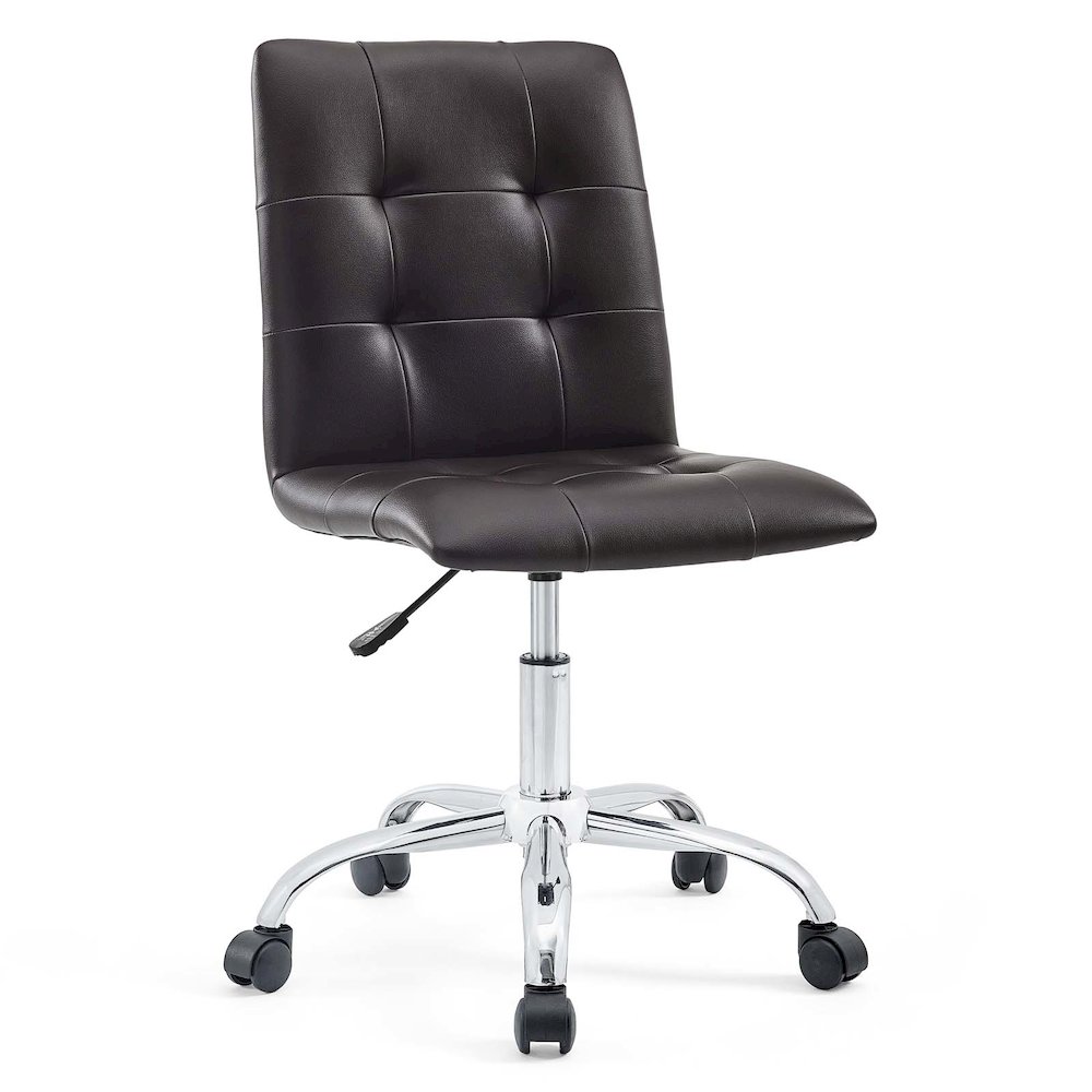 Prim Armless Mid Back Office Chair. Picture 1