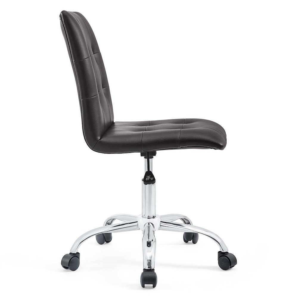 Prim Armless Mid Back Office Chair. Picture 2