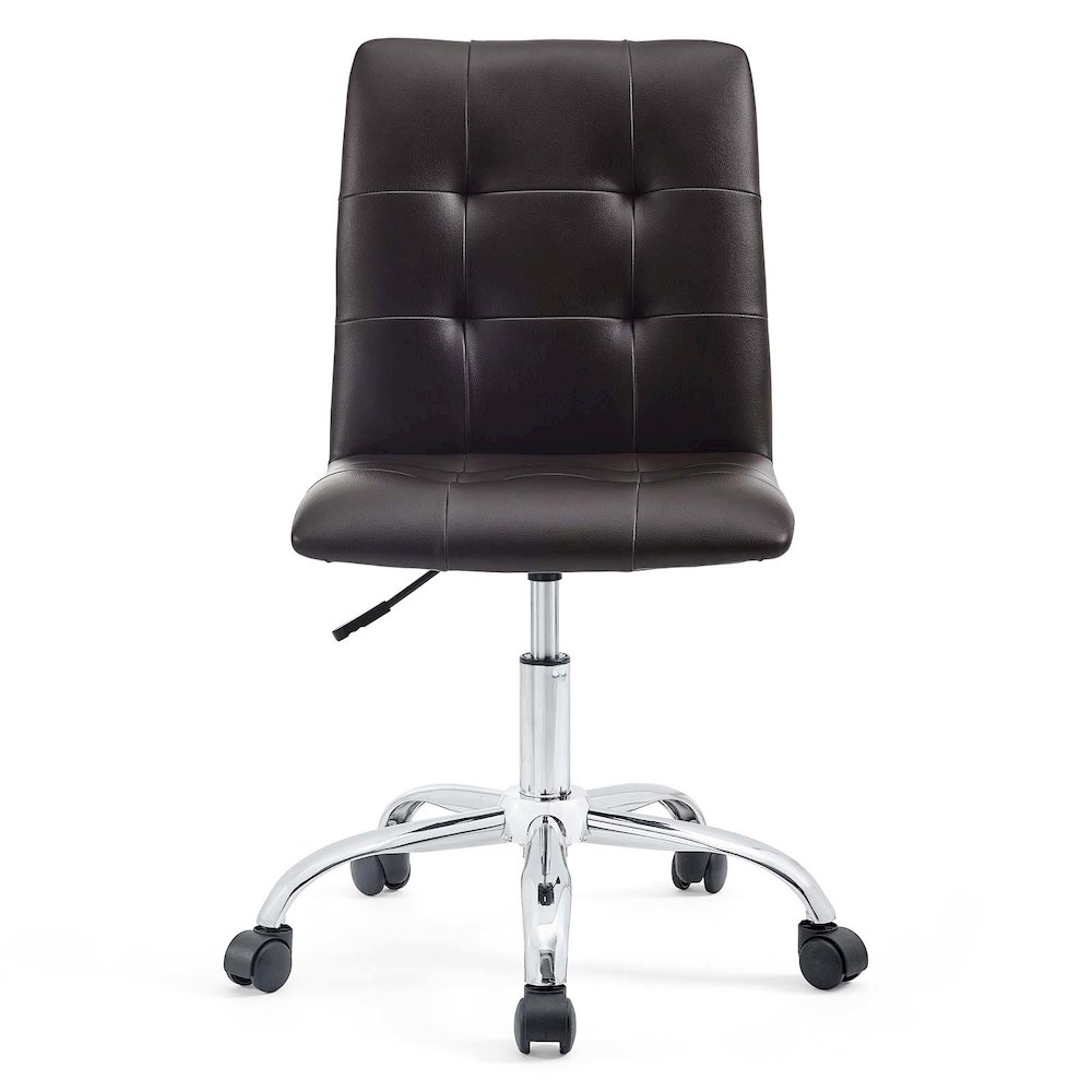 Prim Armless Mid Back Office Chair. Picture 4