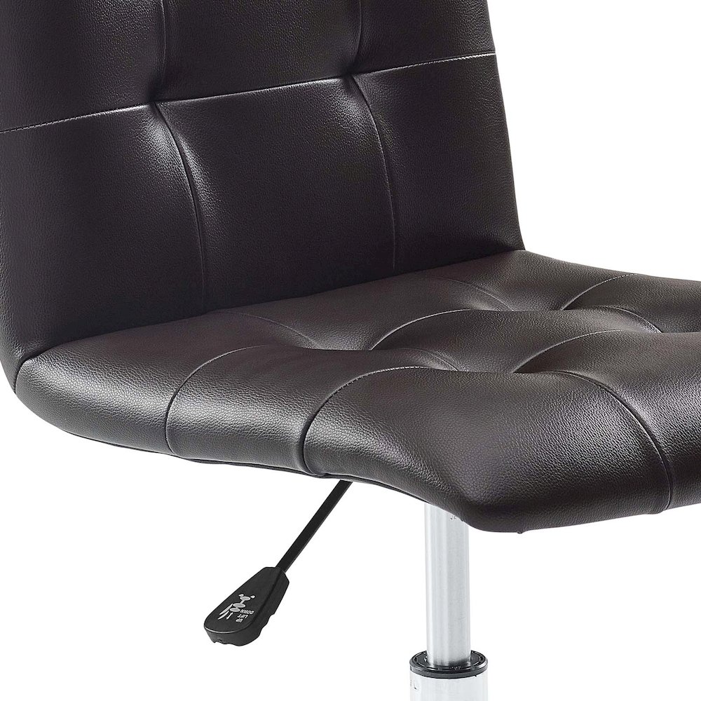 Prim Armless Mid Back Office Chair. Picture 5
