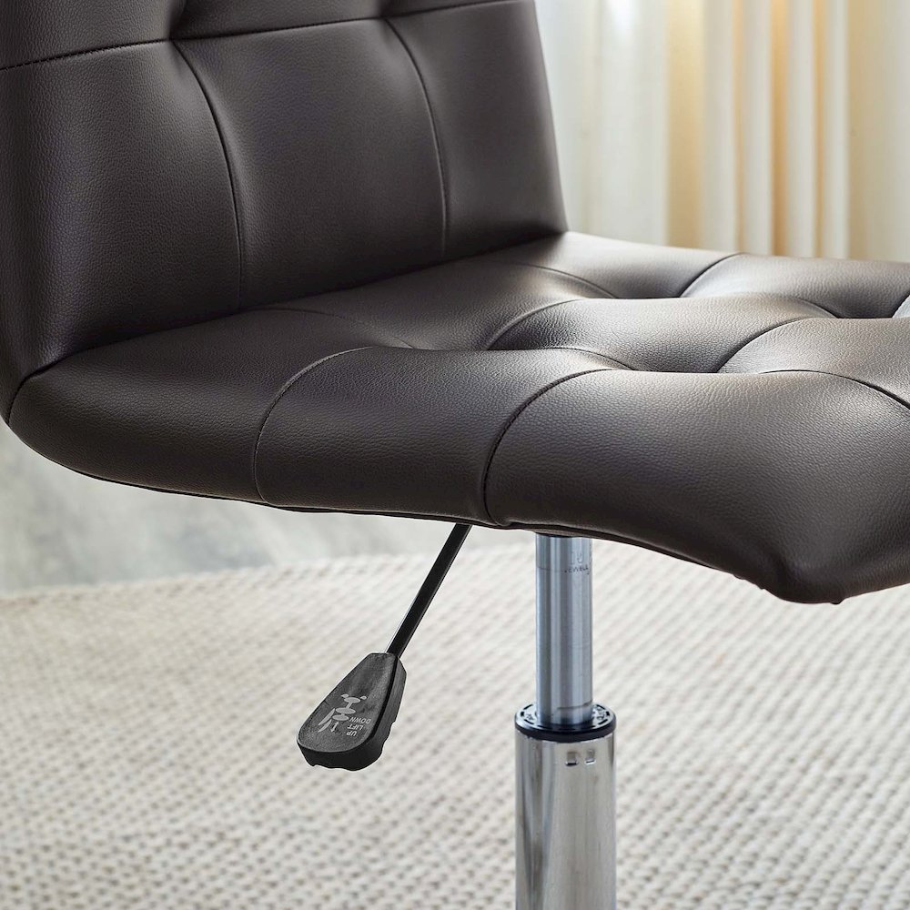 Prim Armless Mid Back Office Chair. Picture 9