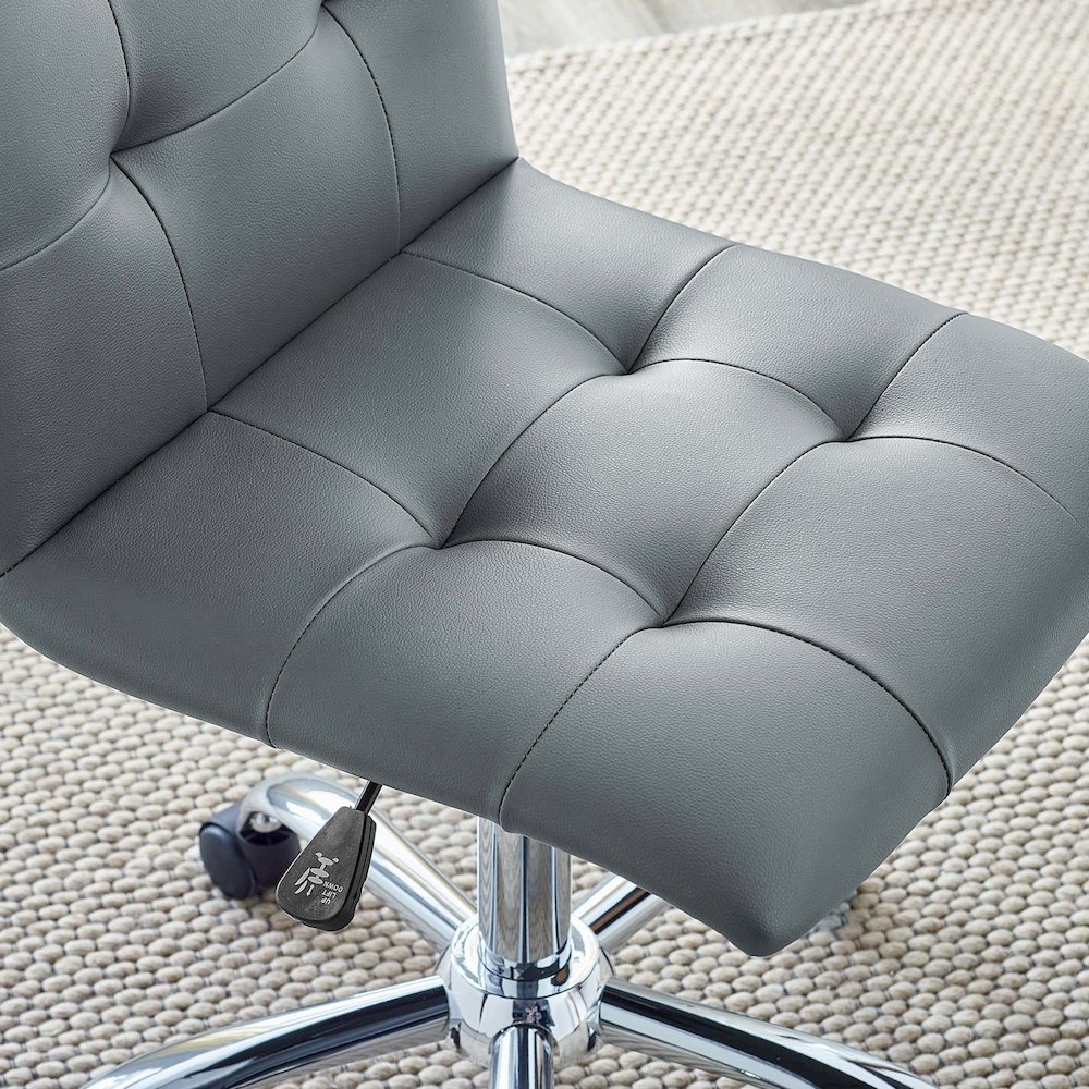 Prim Armless Mid Back Office Chair. Picture 12