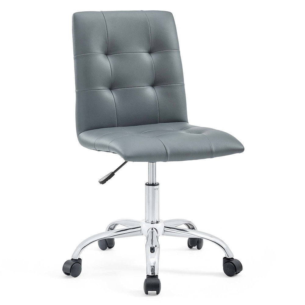 Prim Armless Mid Back Office Chair. Picture 1