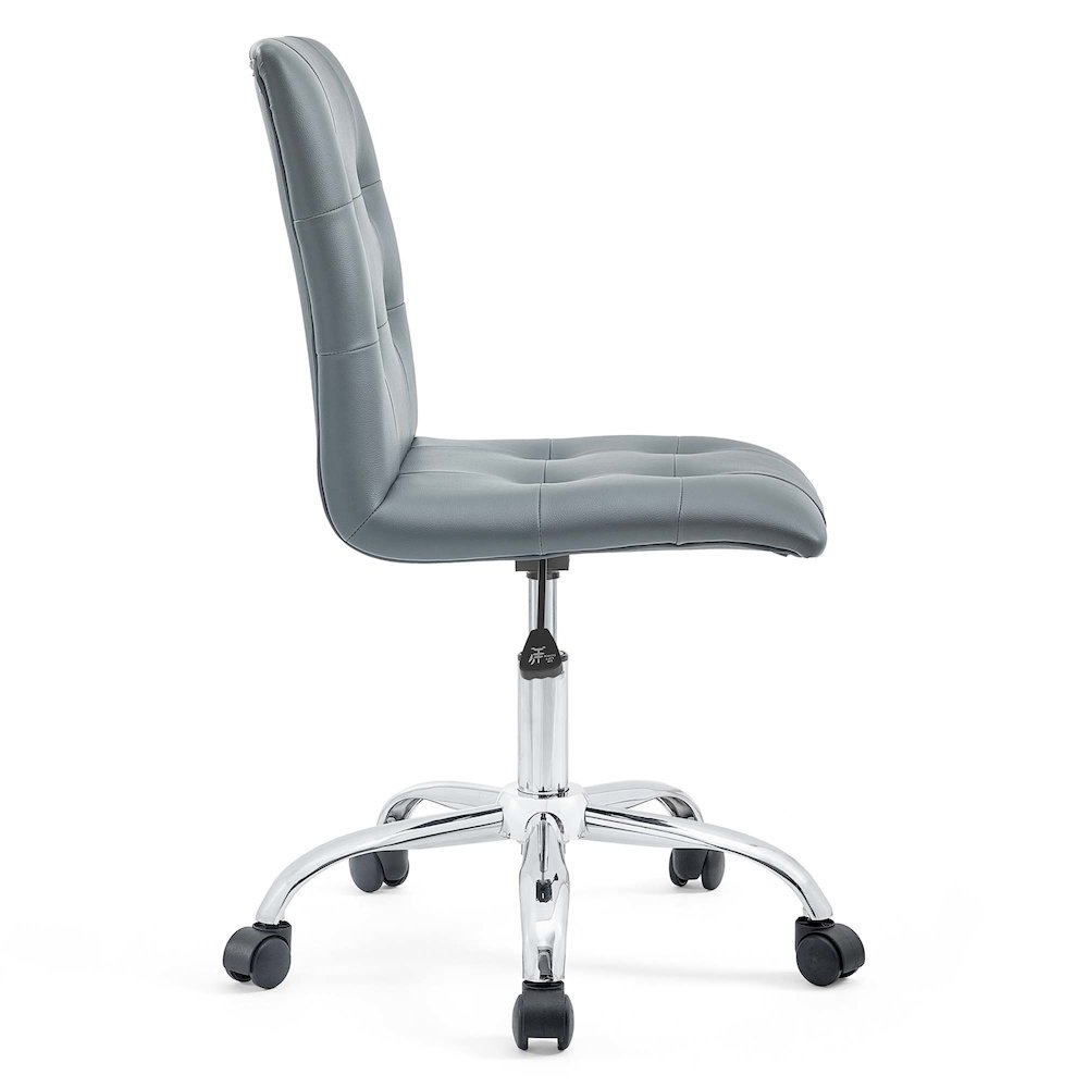 Prim Armless Mid Back Office Chair. Picture 5