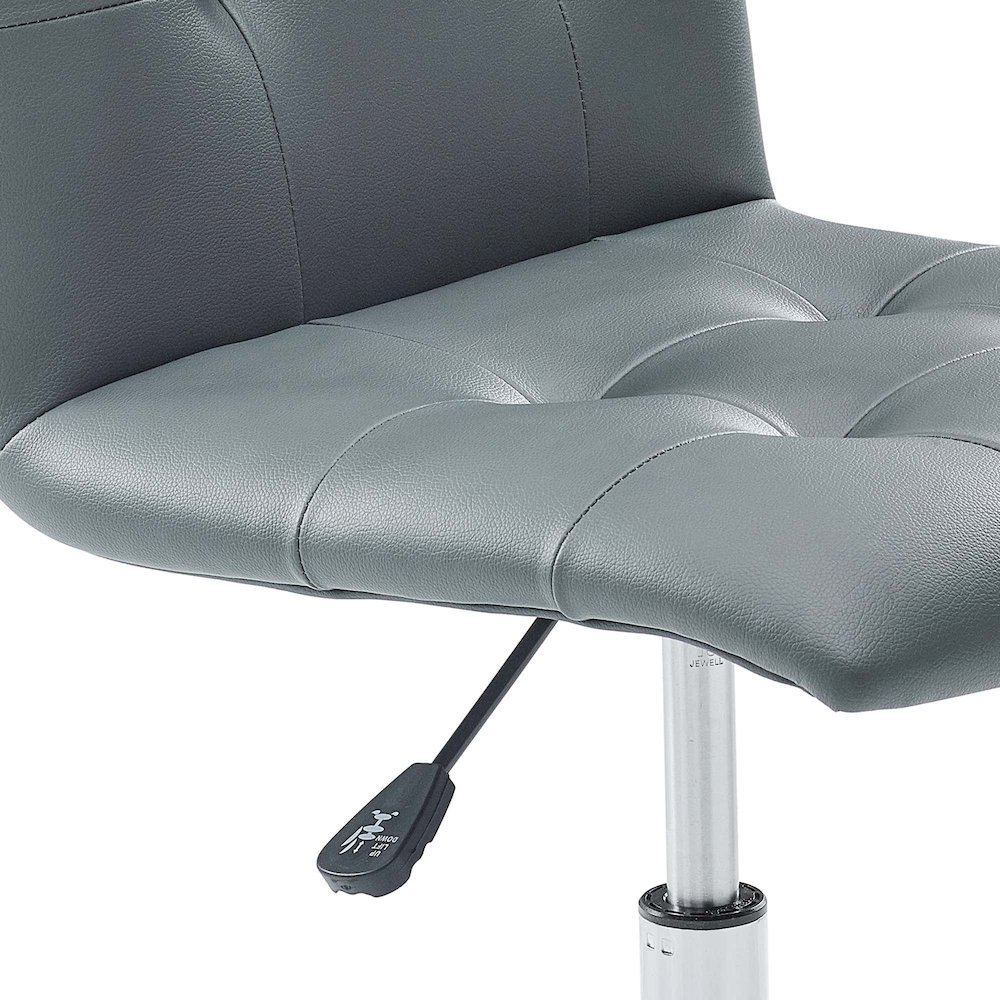 Prim Armless Mid Back Office Chair. Picture 8