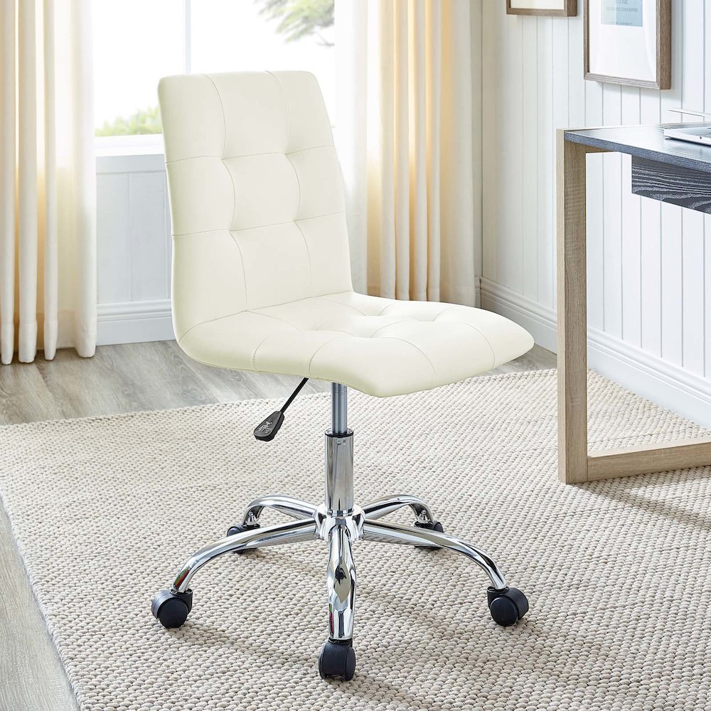 Prim Armless Mid Back Office Chair. Picture 7