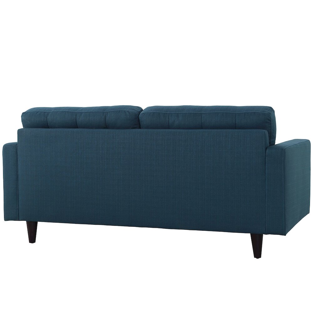 Empress Upholstered Fabric Loveseat. Picture 3