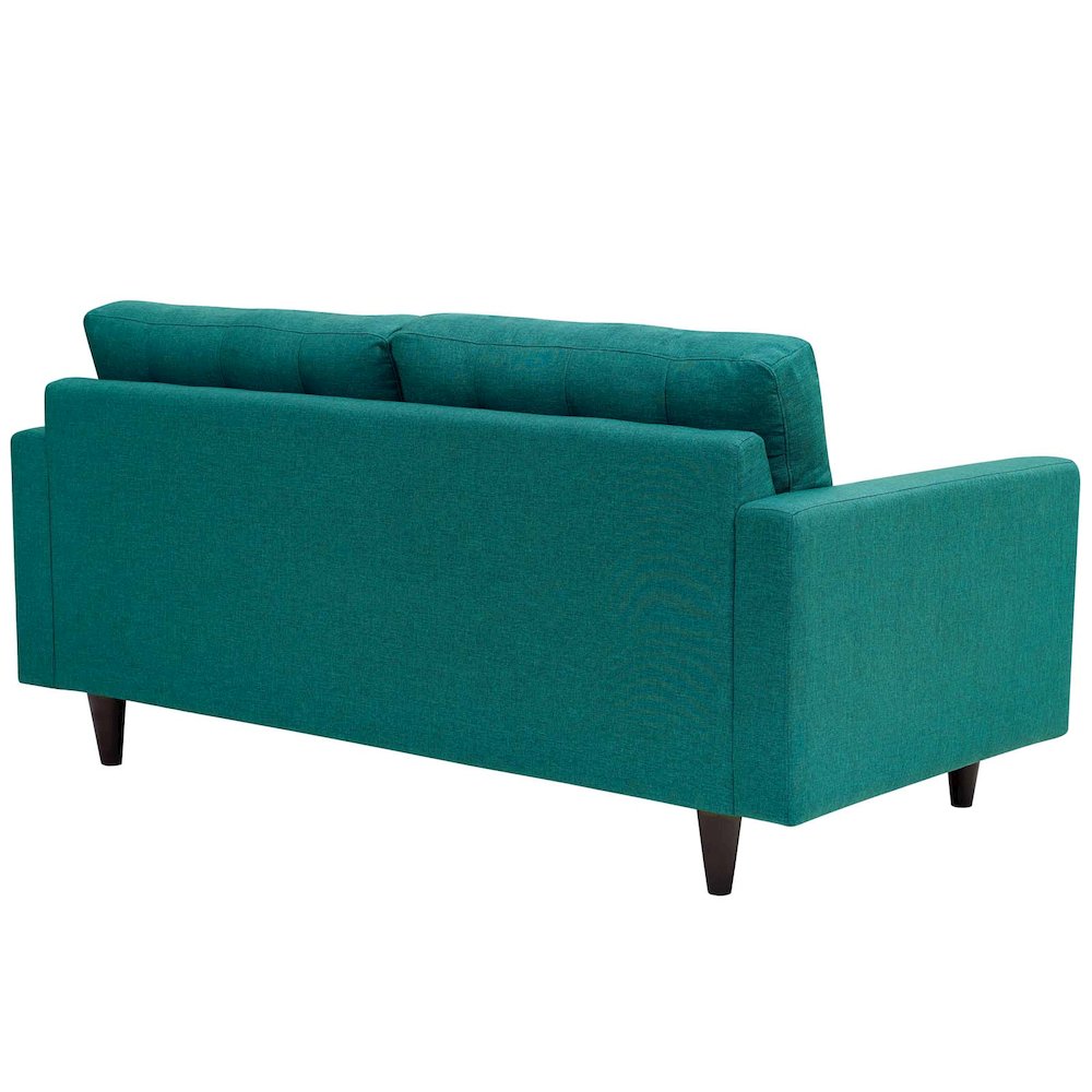 Empress Upholstered Fabric Loveseat. Picture 3