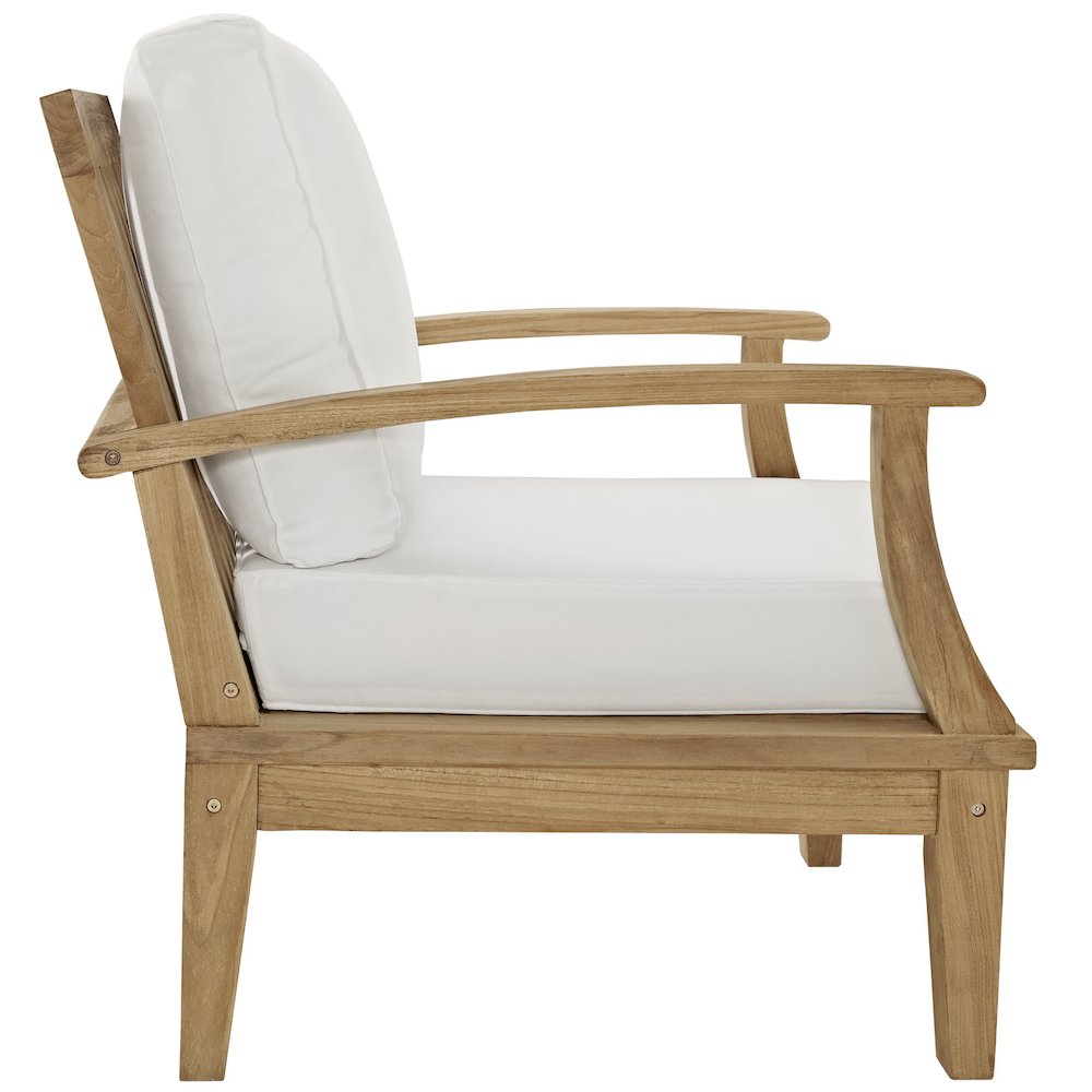 Marina 6 Piece Outdoor Patio Teak Set. Picture 3