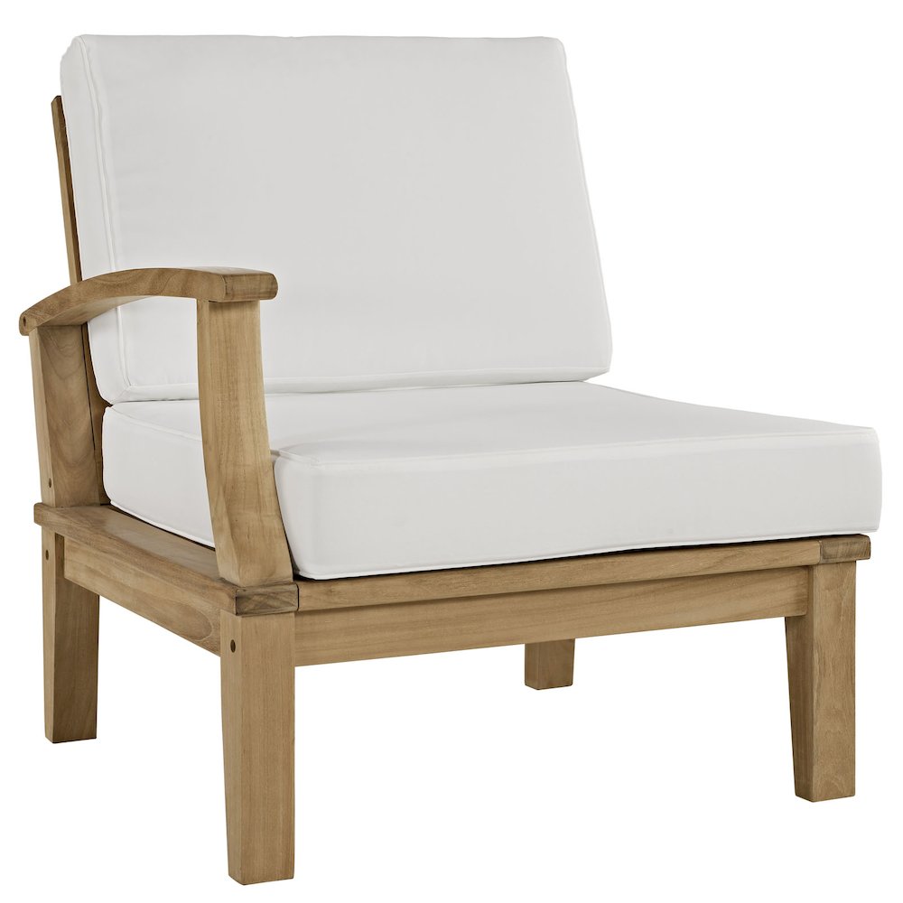 Marina 6 Piece Outdoor Patio Teak Set. Picture 4