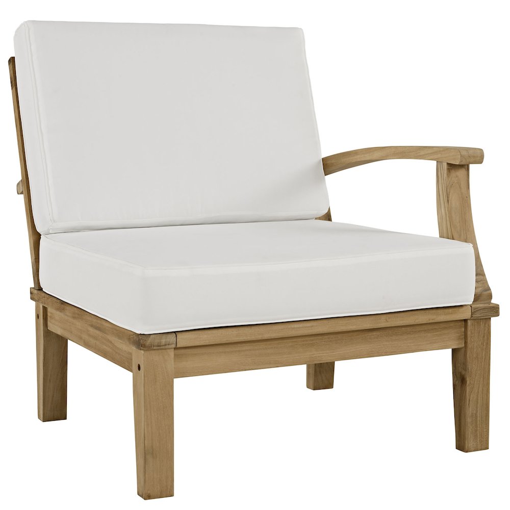 Marina 6 Piece Outdoor Patio Teak Set. Picture 5