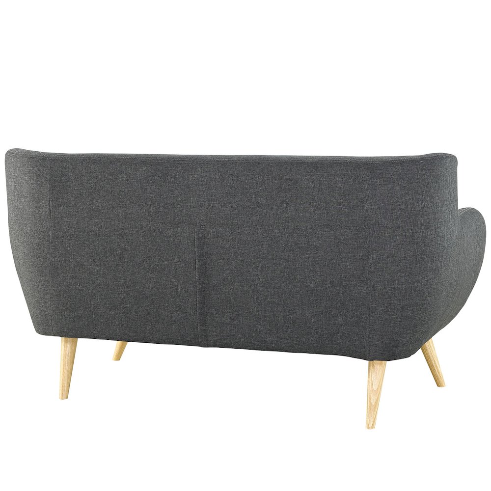 Remark Upholstered Fabric Loveseat. Picture 3