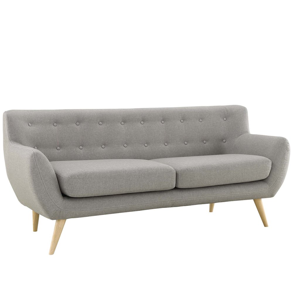 Remark Upholstered Fabric Sofa. Picture 1