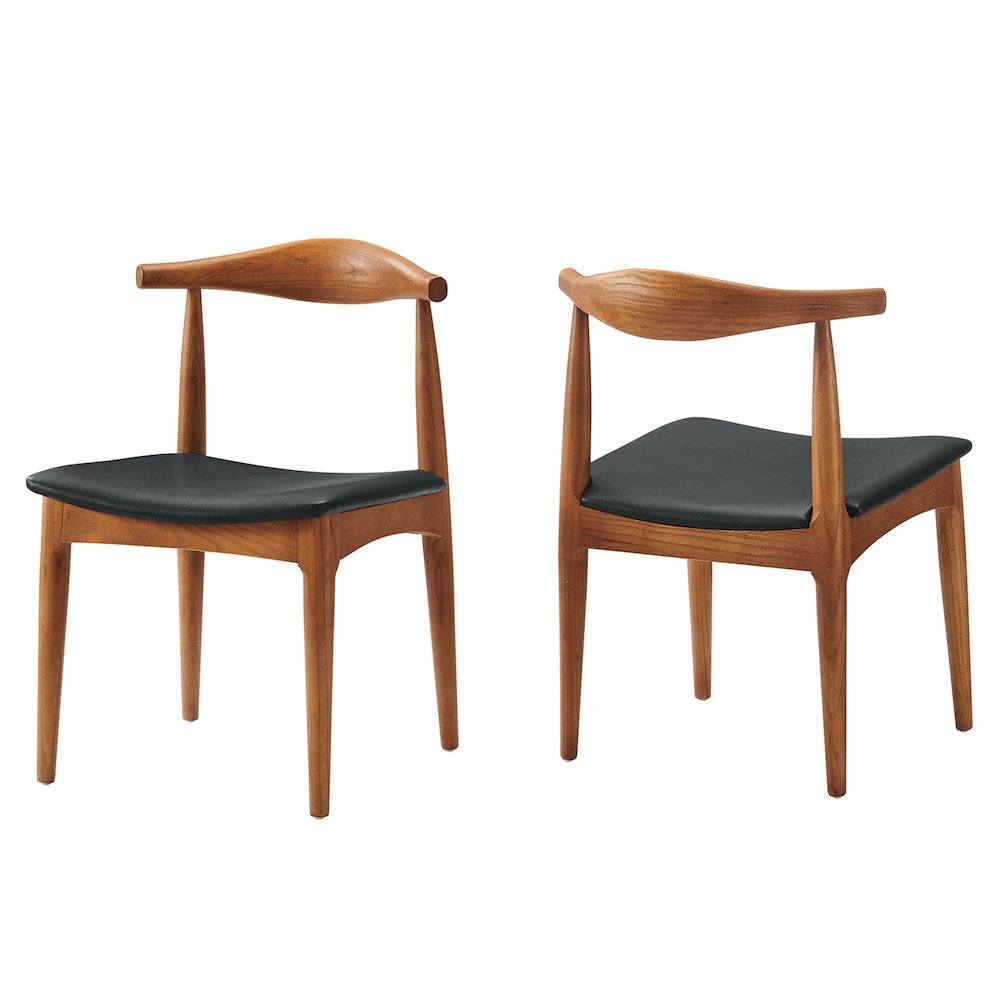 Tracy Wood Dining Chairs Set of 4. Picture 7