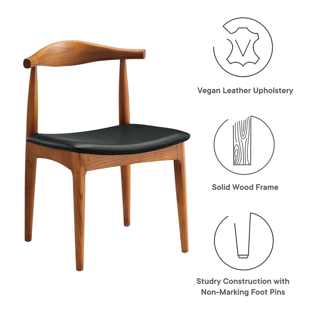 Tracy Wood Dining Chairs Set of 4. Picture 8