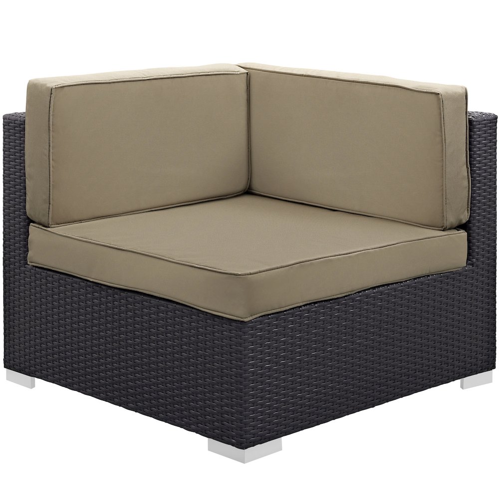 Gather Corner and Middle Outdoor Patio Sectional Set. Picture 2