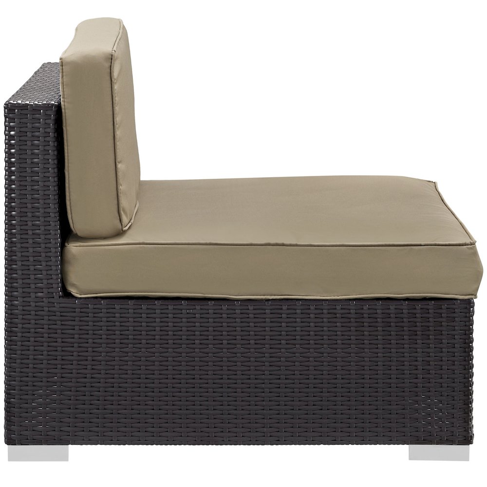 Gather Corner and Middle Outdoor Patio Sectional Set. Picture 4