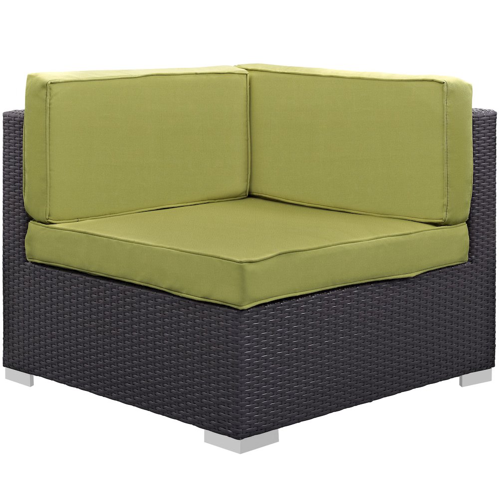 Gather Corner and Middle Outdoor Patio Sectional Set. Picture 2