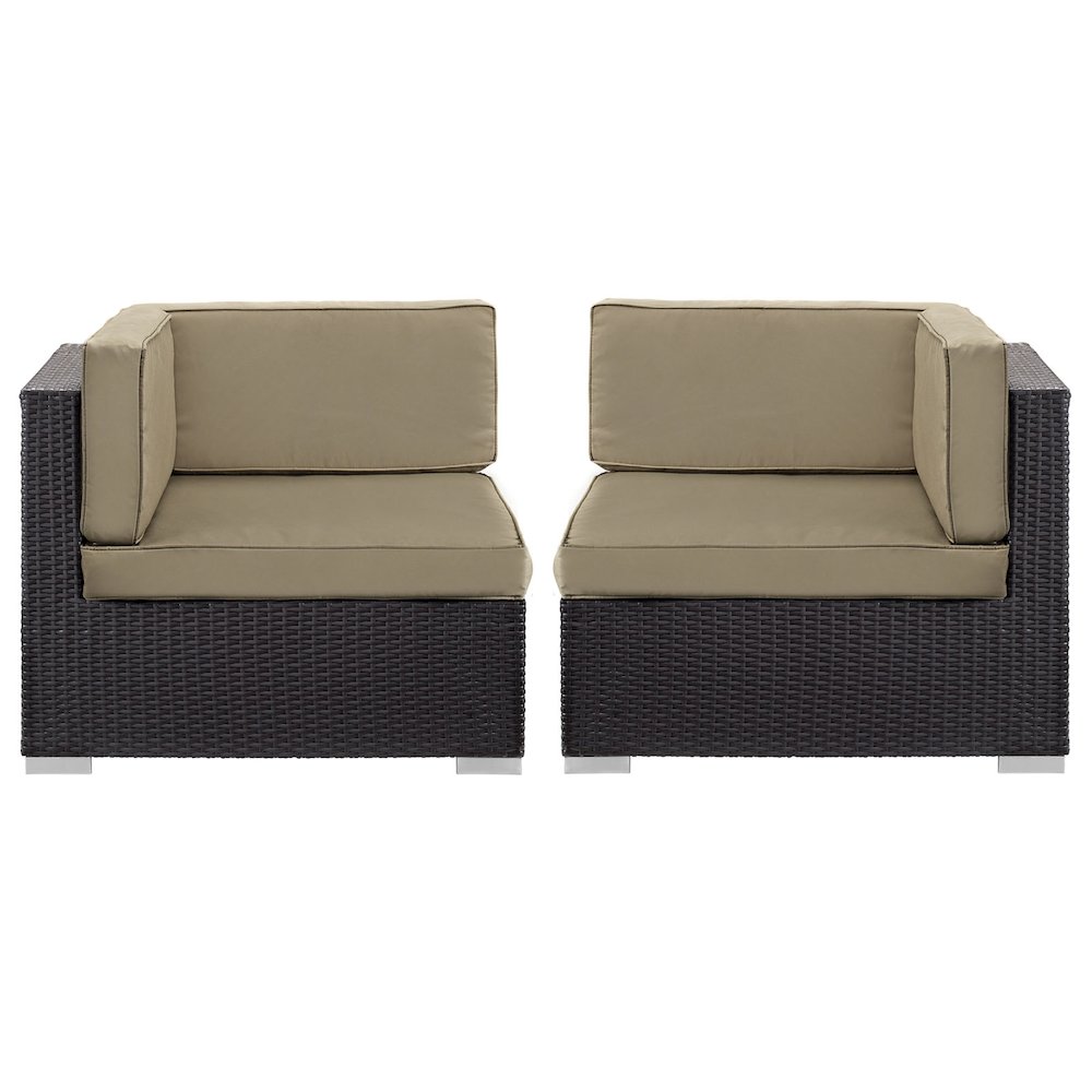 Gather Outdoor Patio Corner Sectional Set of 2. Picture 1