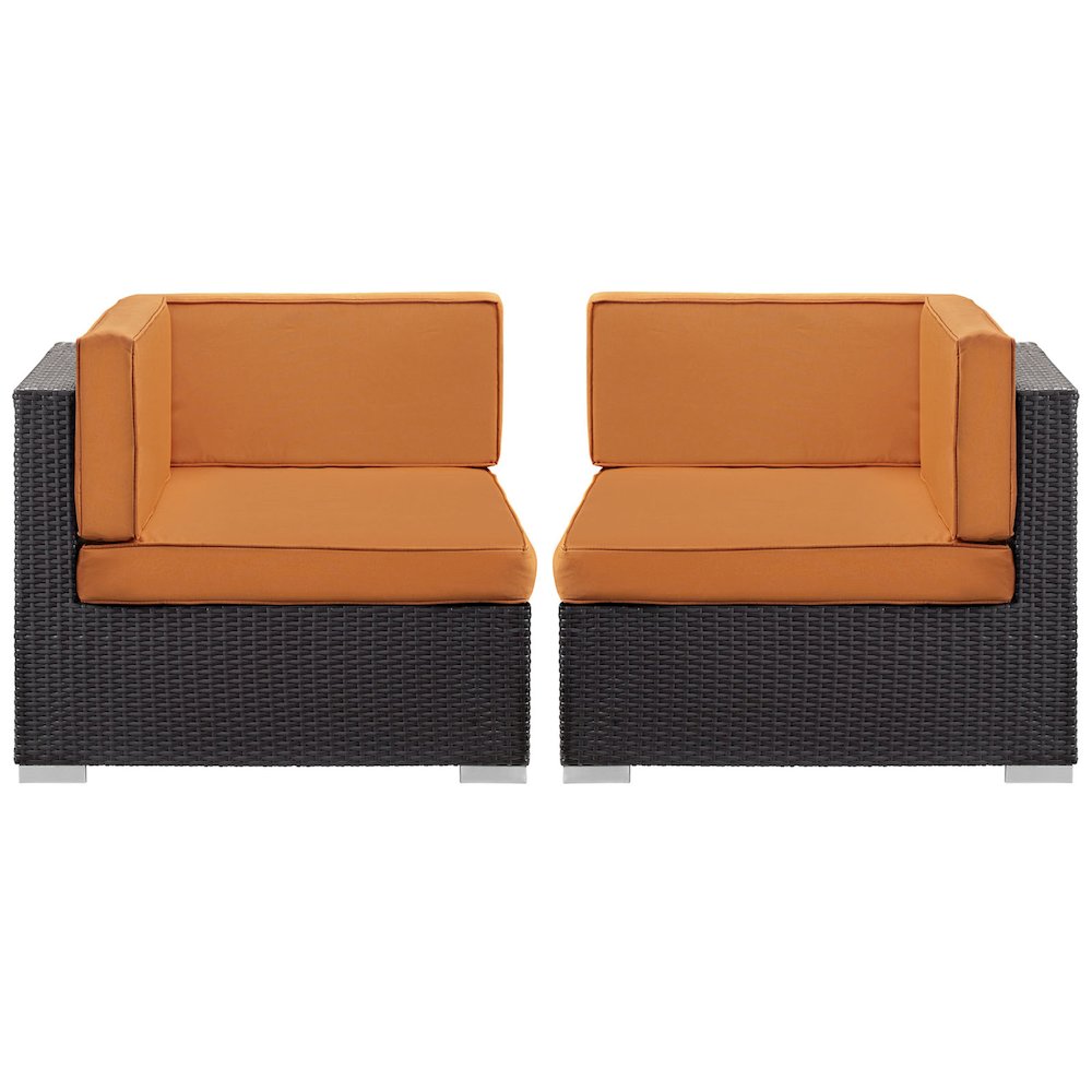 Gather Outdoor Patio Corner Sectional Set of 2. Picture 1