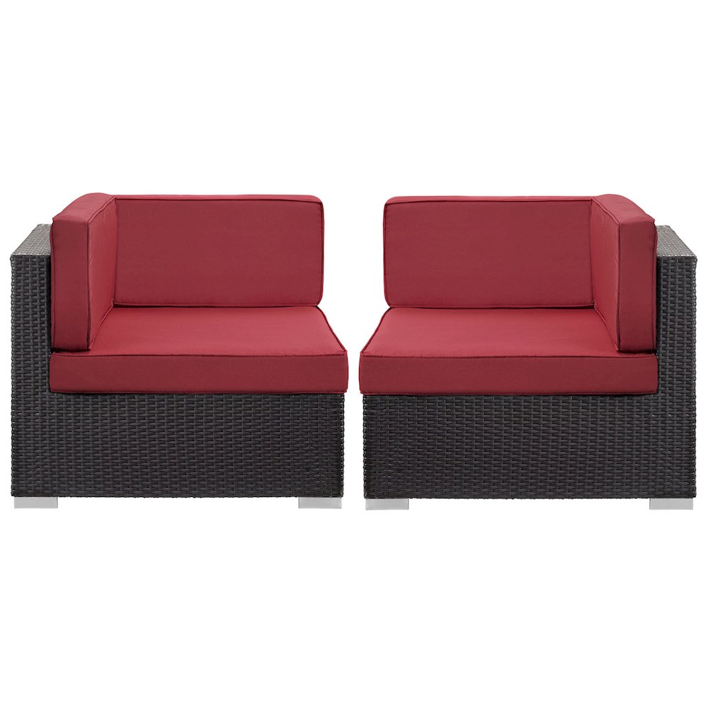 Gather Outdoor Patio Corner Sectional Set of 2. Picture 1