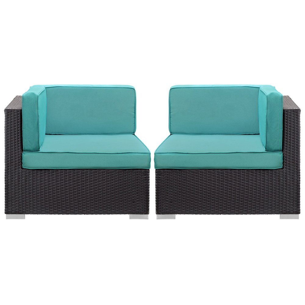 Gather Outdoor Patio Corner Sectional Set of 2. Picture 1