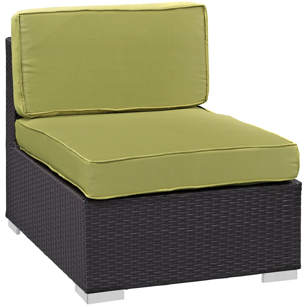 Gather Outdoor Patio Armless Chair Set of 2. Picture 2
