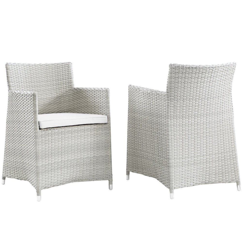 Junction Outdoor Patio Wicker Armchair Set of 2. Picture 1