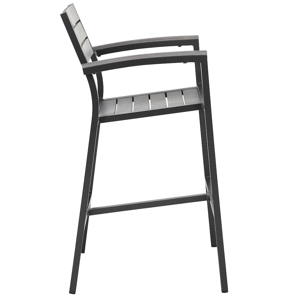 Maine Outdoor Patio Bar Stool Set of 2. Picture 3