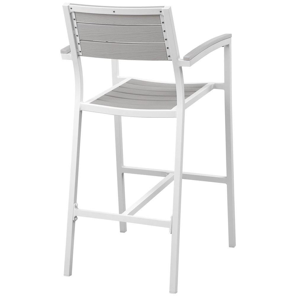 Maine Outdoor Patio Bar Stool Set of 2. Picture 4