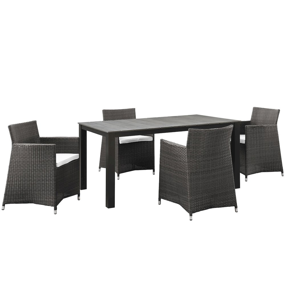 Junction 5 Piece Outdoor Patio Dining Set. Picture 1