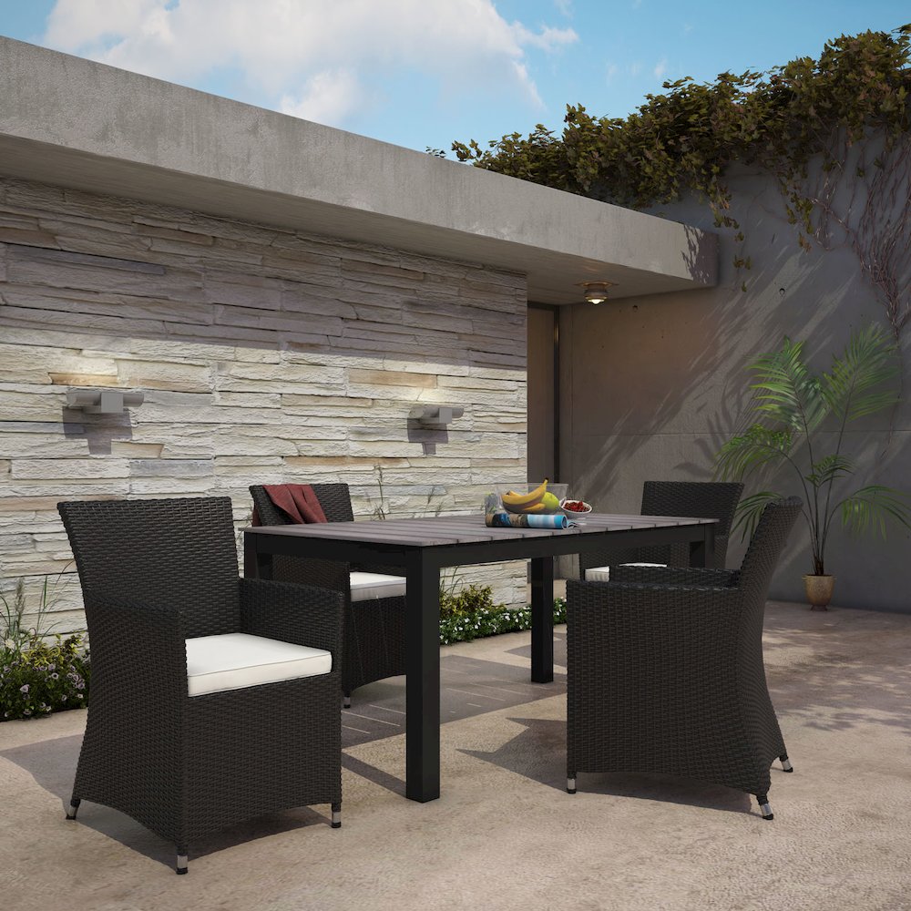 Junction 5 Piece Outdoor Patio Dining Set. Picture 7