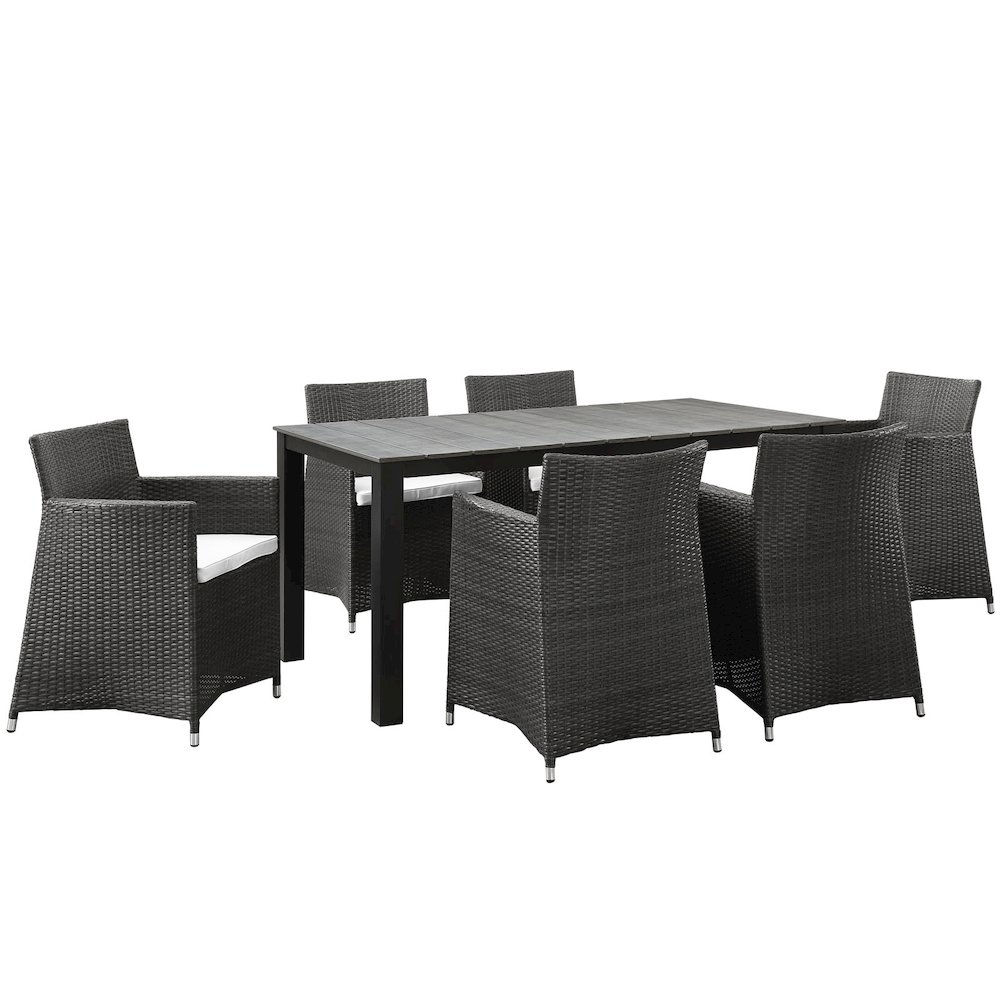 Junction 7 Piece Outdoor Patio Dining Set. Picture 1