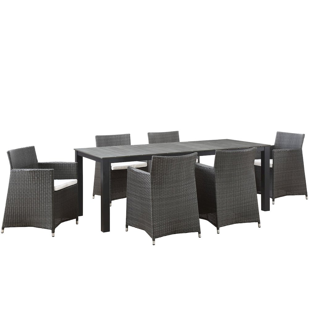 Junction 7 Piece Outdoor Patio Dining Set. Picture 1