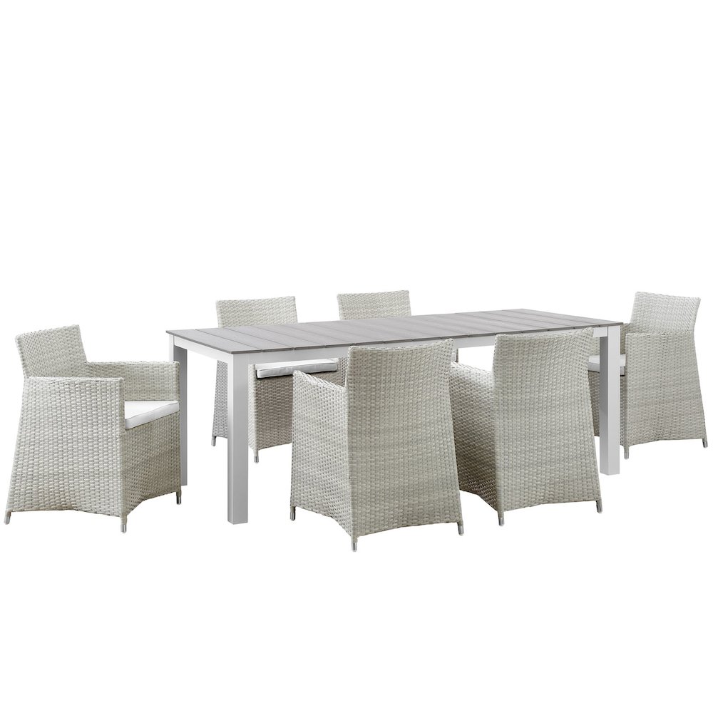 Junction 7 Piece Outdoor Patio Dining Set. Picture 1