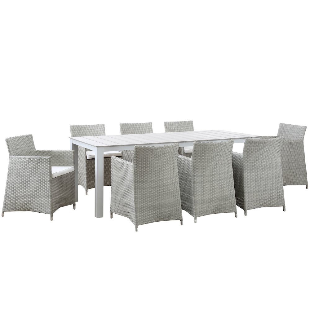 Junction 9 Piece Outdoor Patio Dining Set. Picture 1