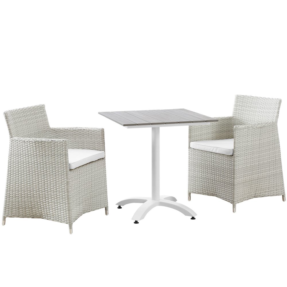 Junction 3 Piece Outdoor Patio Dining Set. Picture 1