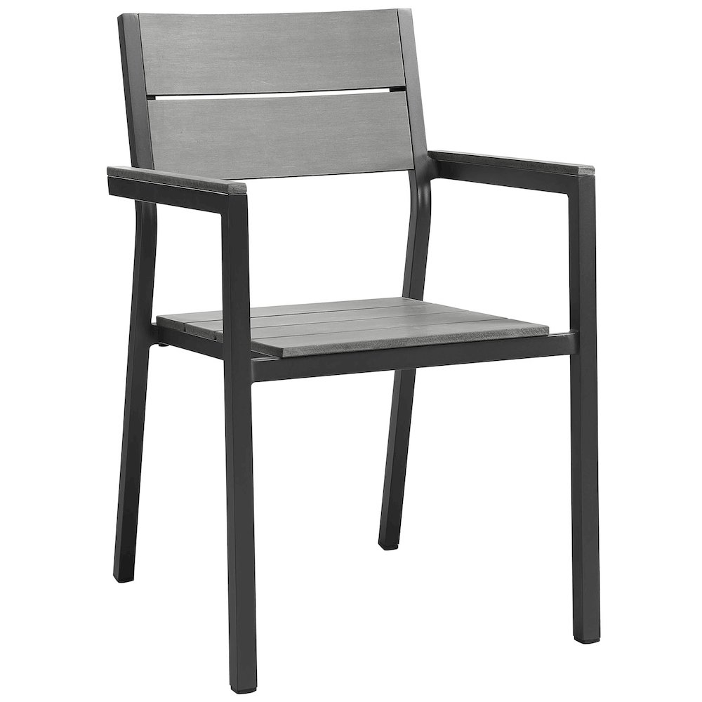 Maine 3 Piece Outdoor Patio Dining Set. Picture 2