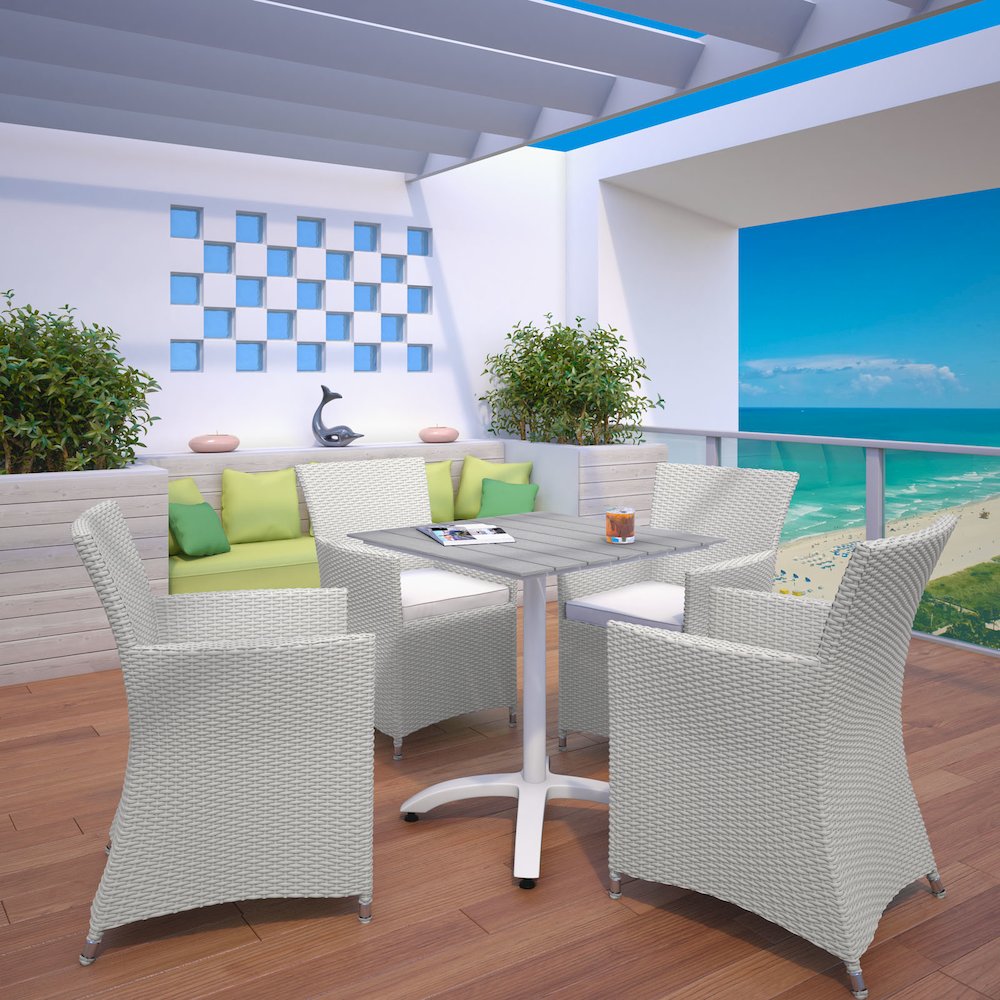 Junction 5 Piece Outdoor Patio Dining Set. Picture 7