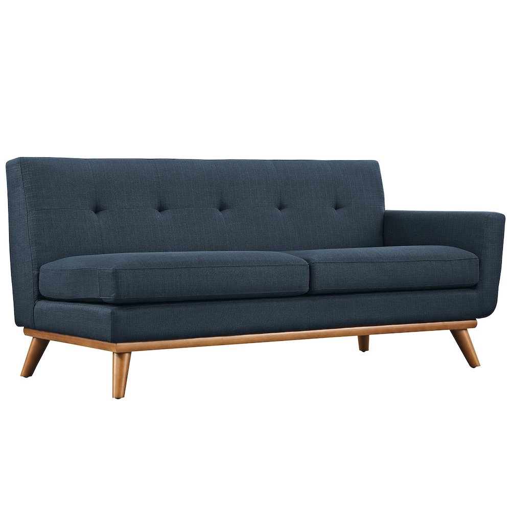 Engage Right-Arm Upholstered Fabric Loveseat. Picture 1