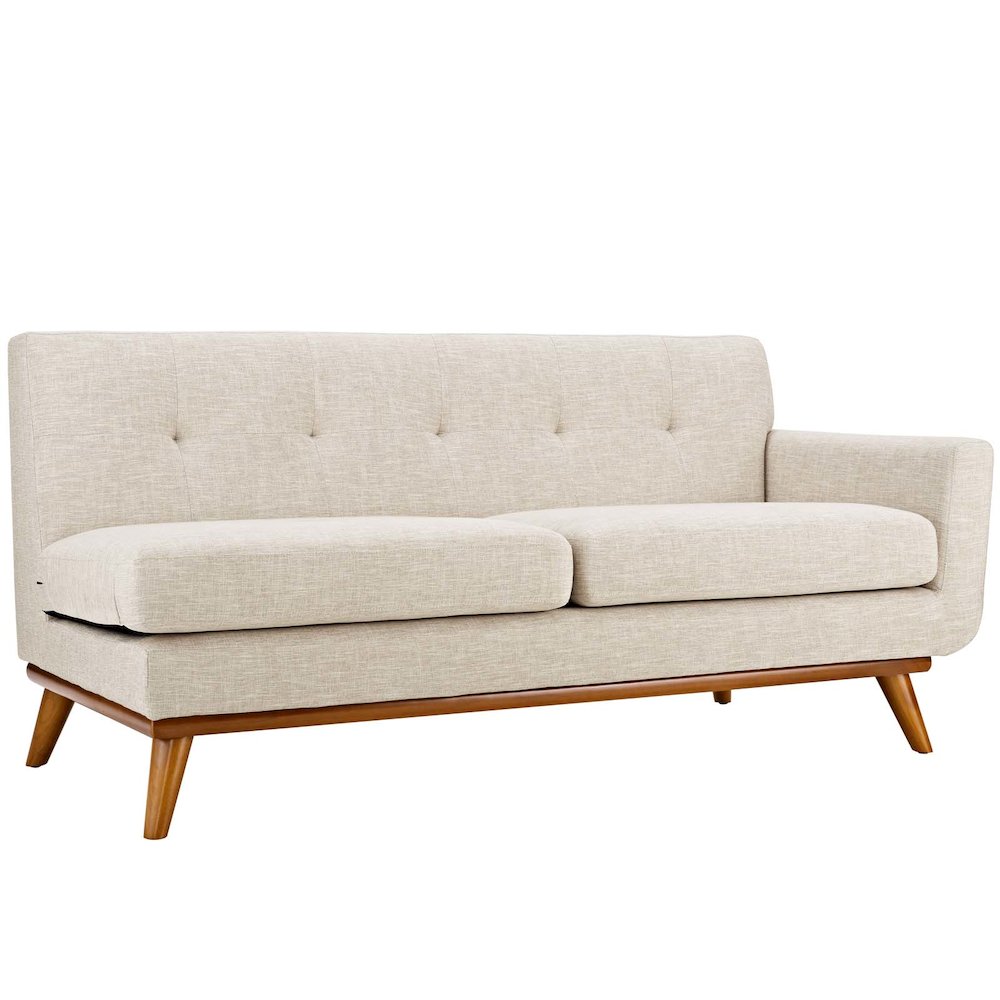 Engage Right-Arm Upholstered Fabric Loveseat. Picture 1