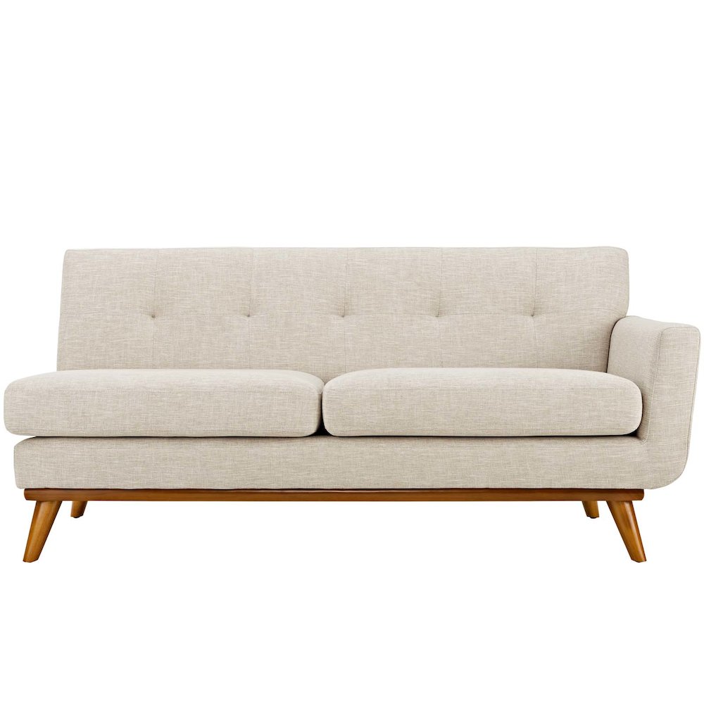 Engage Right-Arm Upholstered Fabric Loveseat. Picture 3